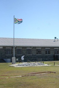 Robben Island The students visited Robben Island, the jail in which Nelson Mandela was held for 18 years, and received a tour from a former political prisoner.  