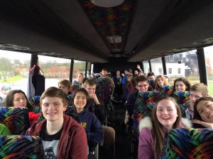  After a long and wonderful retreat at Corrymeela, students bus back to Derry/Londonderry for a final night with their home stays. 