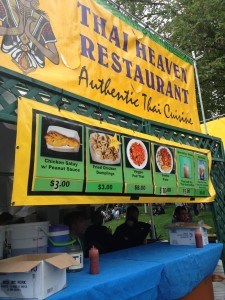 Thai Heaven, one of the event's better food vendors.