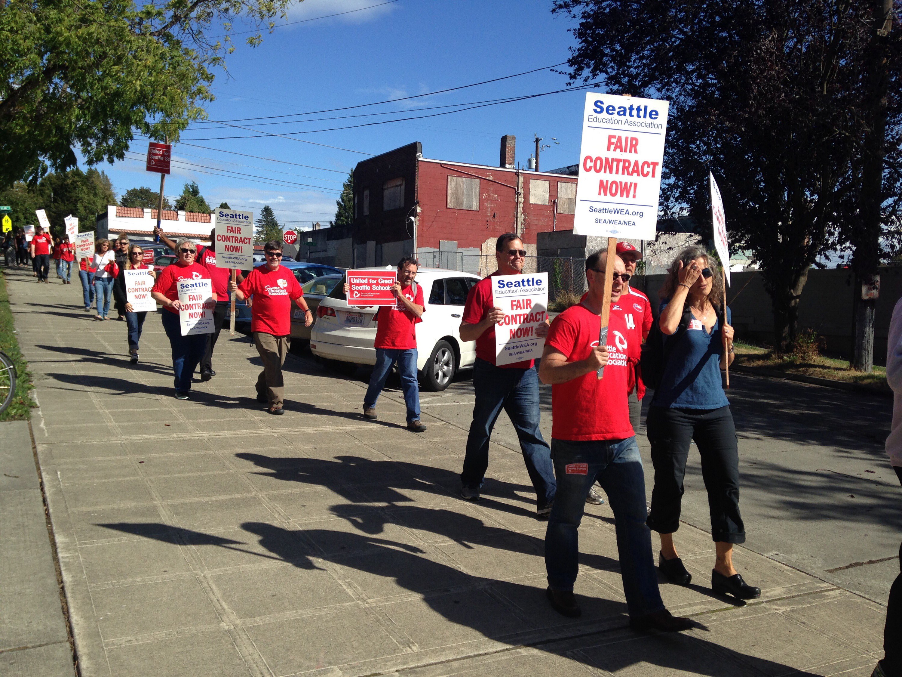 SEA Votes on Striking After Demonstration at Roosevelt