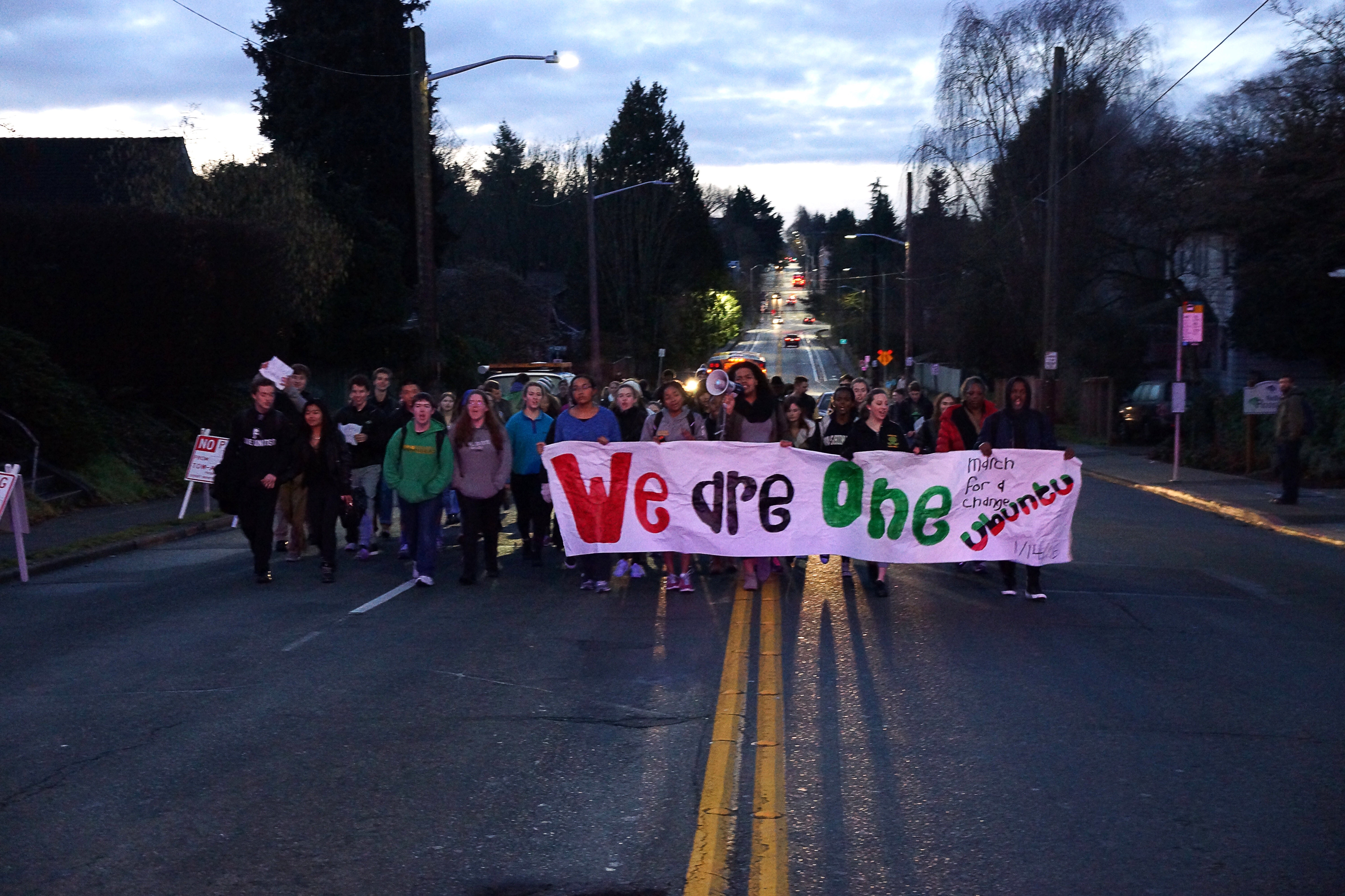 BSU March Brings Loud Voices to Riders