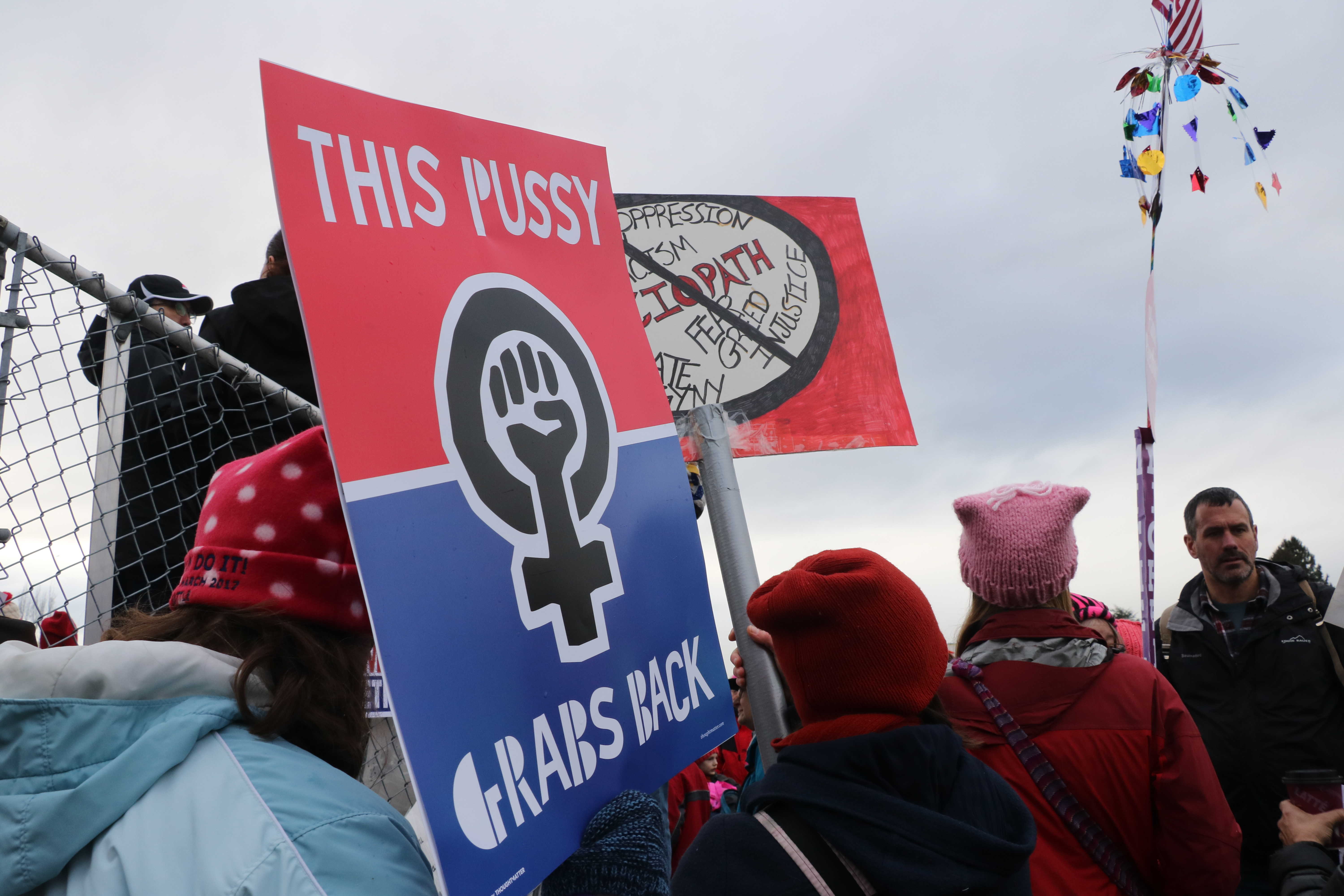 Seattle women march in solidarity