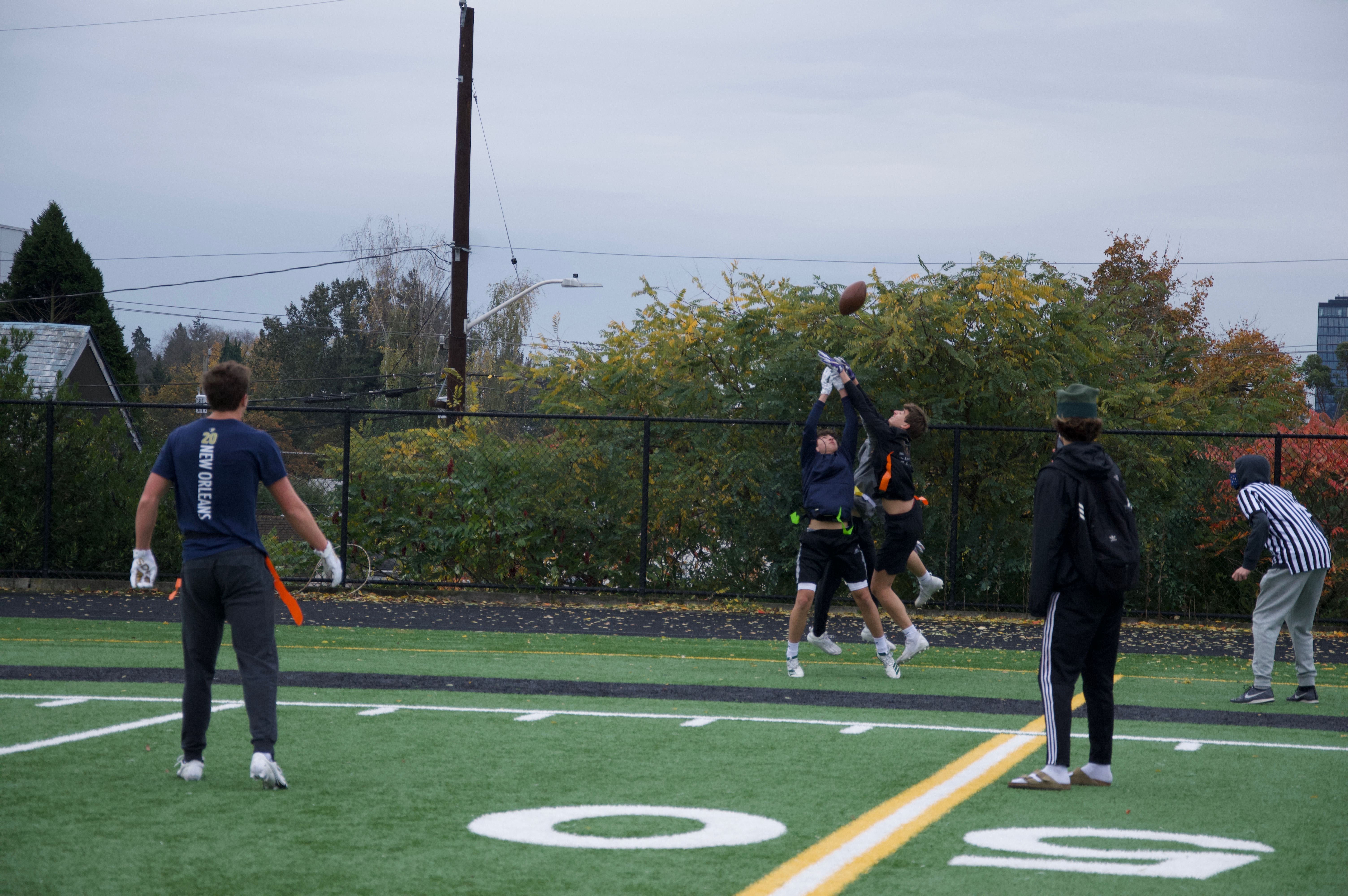 While RHS sports are on hold, one student-led flag football team continues to play