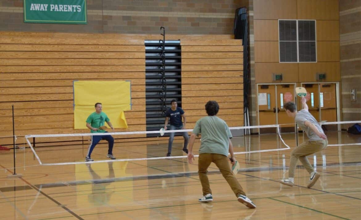 Civics Teacher Brings Pickleball to Roosevelt